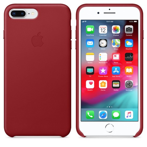 Apple Custodia in pelle per iPhone 8 Plus / 7 Plus - Rosso Apple Custodia in pelle per iPhone 8 Plus / 7 Plus - Rosso